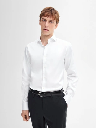 Купить Massimo Dutti Рубашка из саржи из 100% хлопка