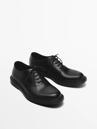 Купить Massimo Dutti Туфли-оксфорды итальянского производства