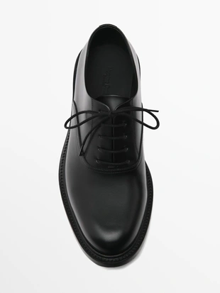 BLACK|2705/450 - Massimo Dutti Туфли-оксфорды итальянского производства