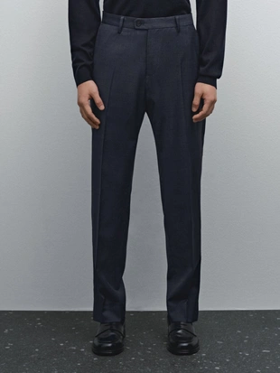 Брюки от шерстяного костюма в клетку- Заказать в России