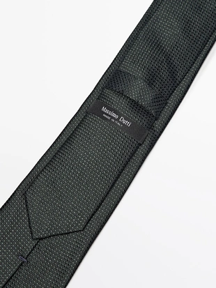 Галстук из 100% шелка тутового цвета- Заказать в России