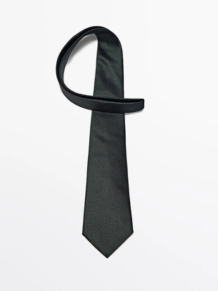 Галстук из 100% шелка тутового цвета- Заказать в России