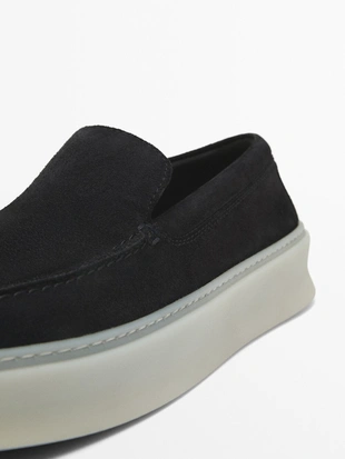 Лоферы из разделанной кожи- Заказать в России