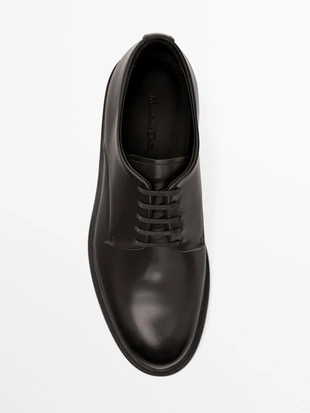 BROWN|2700/450 - Massimo Dutti Умные кожаные туфли