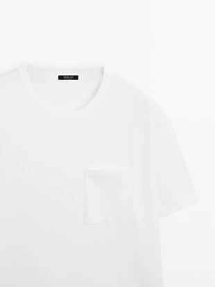 Футболка из 100% хлопка с коротким рукавом- Заказать в России