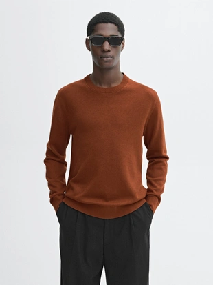 Купить Massimo Dutti Вязаный свитер из хлопчатобумажной смеси