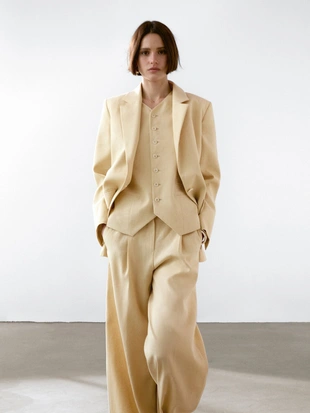 Купить Massimo Dutti Брюки для костюма из льняной смеси