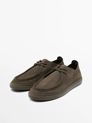 Купить Massimo Dutti Мягкие туфли с мокасиновым носком