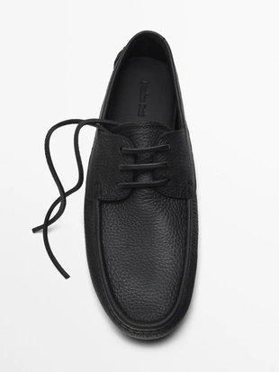 BLACK|2402/550 - Massimo Dutti Мягкая обувь для вождения