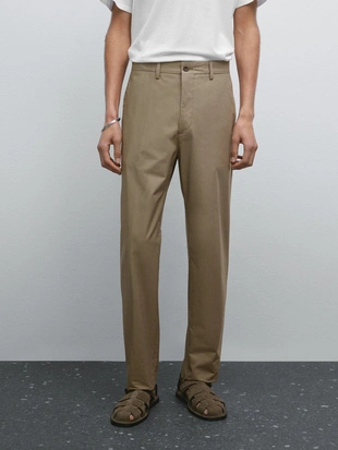 Купить Massimo Dutti 100% хлопковые брюки в стиле джоггер