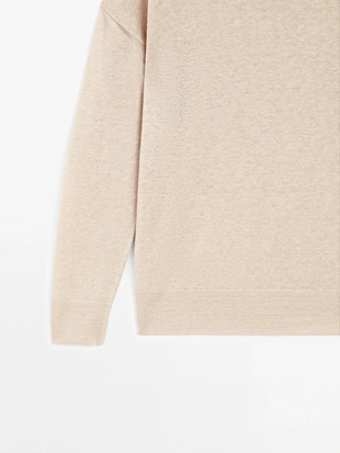 Свитер из 100% льна OVERSIZED KNIT- Заказать в России