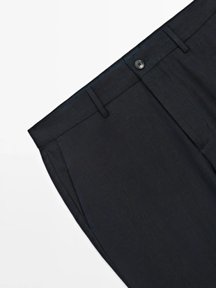 Брюки костюмные из 100% льна- Заказать в России