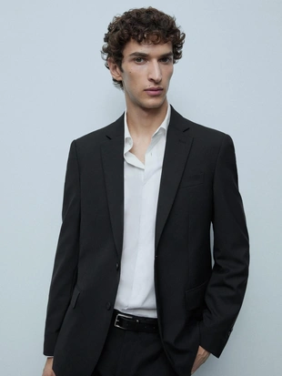 Пиджак из 100% шерсти для костюма- Заказать в России