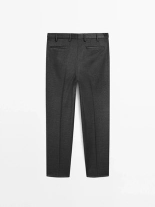 Брюки-дудочки из шерстяной смеси- Заказать в России