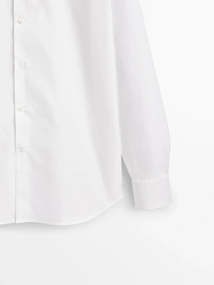 Рубашка SLIM FIT из 100% хлопка- Заказать в России