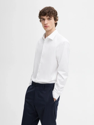 Рубашка SLIM FIT из 100% хлопка- Заказать в России