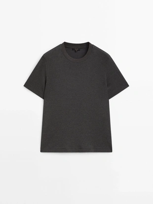 Футболка с коротким рукавом из 100% хлопка- Заказать в России