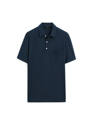 INDIGO|0602/154 - Massimo Dutti Поло из хлопкового пике с коротким рукавом