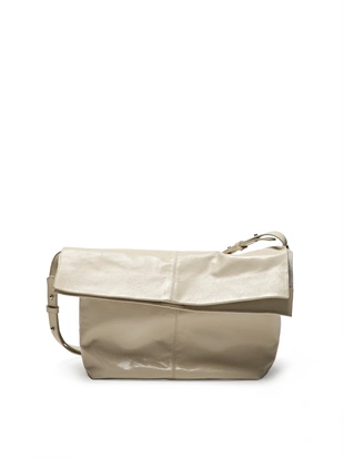 Сумка из треснувшей кожи натурального цвета- Заказать в России