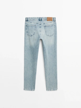 Light Blue|0300/104 - Massimo Dutti Джинсы с узким кроем