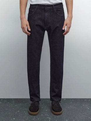 NAVY BLUE|0300/106 - Massimo Dutti Джинсы SLIM FIT