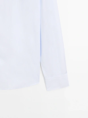 Рубашка в полоску SLIM FIT 100% хлопок- Заказать в России