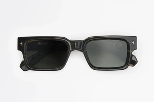BLACK|2300/300 - Massimo Dutti Прямоугольные солнечные очки