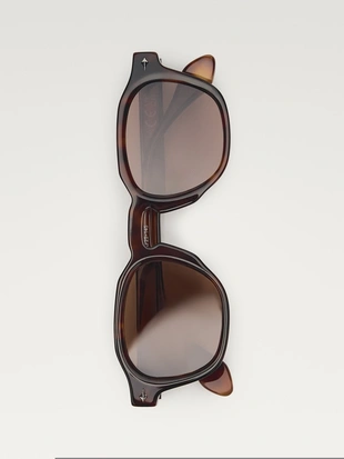 BROWN|2301/300 - Massimo Dutti Солнцезащитные очки с геометрическим узором