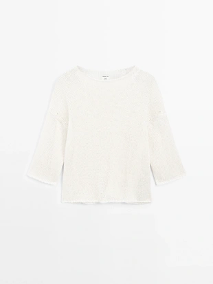 CREAM|9741/953 - Massimo Dutti Свитер с короткими рукавами - STUDIO