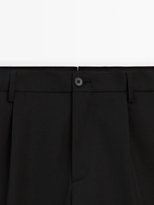 Брюки REGULAR FIT из 100% шерсти- Заказать в России