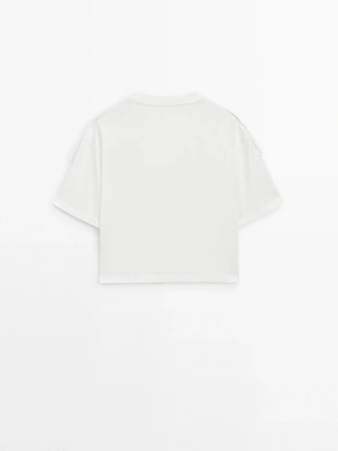 Футболка с коротким рукавом из 100% хлопка- Заказать в России