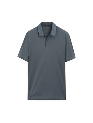 Поло из хлопкового смесового материала SLIM FIT- Заказать в России