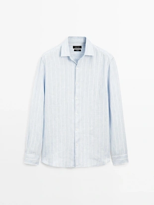 Рубашка REGULAR FIT с двойной полоской- Заказать в России