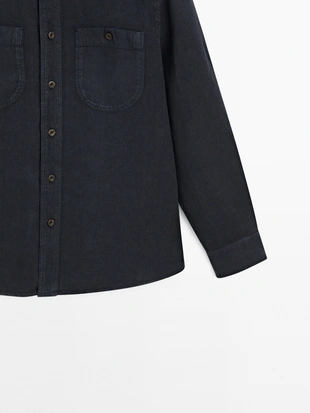 Рубашка OVERSHIRT свободного кроя- Заказать в России