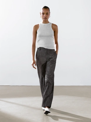 Топ с открытыми плечами из 100% хлопка- Заказать в России