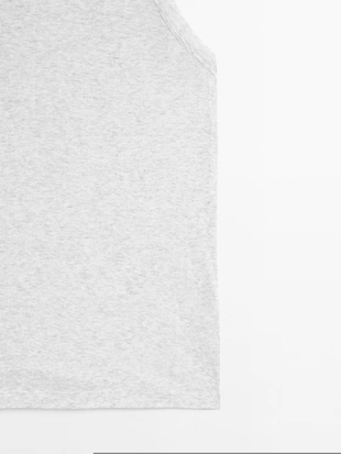 Топ с открытыми плечами из 100% хлопка- Заказать в России