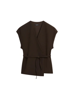 Купить Massimo Dutti Жакет на запах с перекрестными бантами