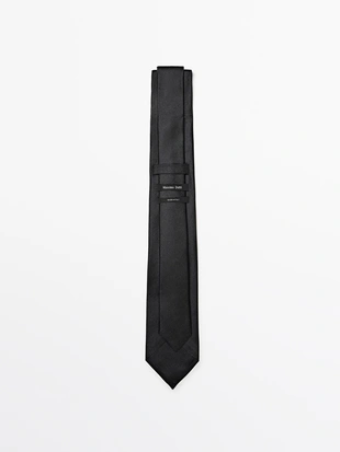 GREEN|3529/522 - Massimo Dutti Галстук из 100% шелка мульберри