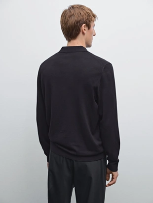 Поло с молнией из трикотажа- Заказать в России