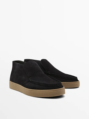 Ботинки из натуральной кожи в стиле ботильоны- Заказать в России