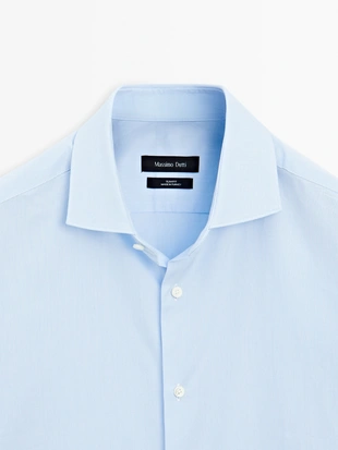 Рубашка в полоску с узким кроем SLIM FIT- Заказать в России
