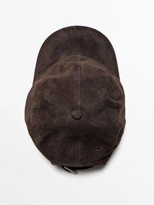 Кепка из разделанной кожи- Заказать в России