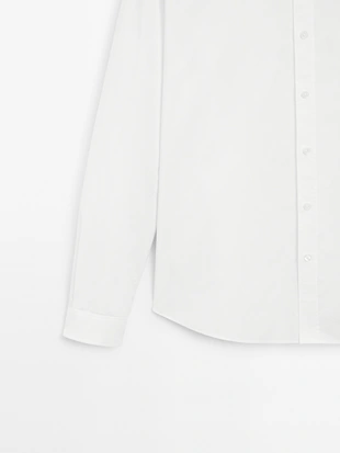 Рубашка из поплина REGULAR FIT- Заказать в России