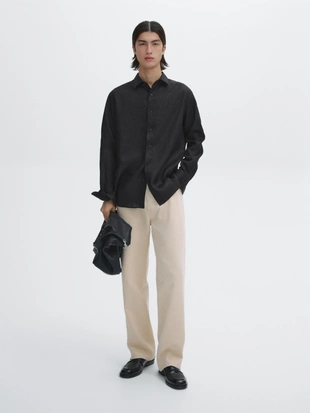 Купить Massimo Dutti Рубашка из 100% льна