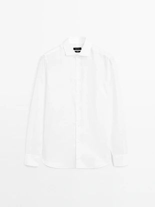 Рубашка SLIM FIT из 100% льна- Заказать в России