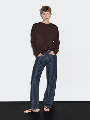 Джемпер из кашемира JERSEY OVERSIZE STITCH 100%- Заказать в России