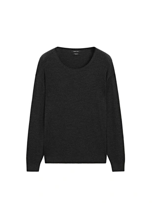 Свитер из 100% мериносовой шерсти- Заказать в России