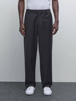 Брюки JOGGER FIT из шерстяной смеси- Заказать в России