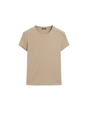 Футболка с коротким рукавом из 100% хлопка- Заказать в России