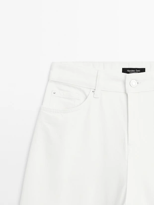 Джинсы HIGH-WAIST BARREL FIT- Заказать в России